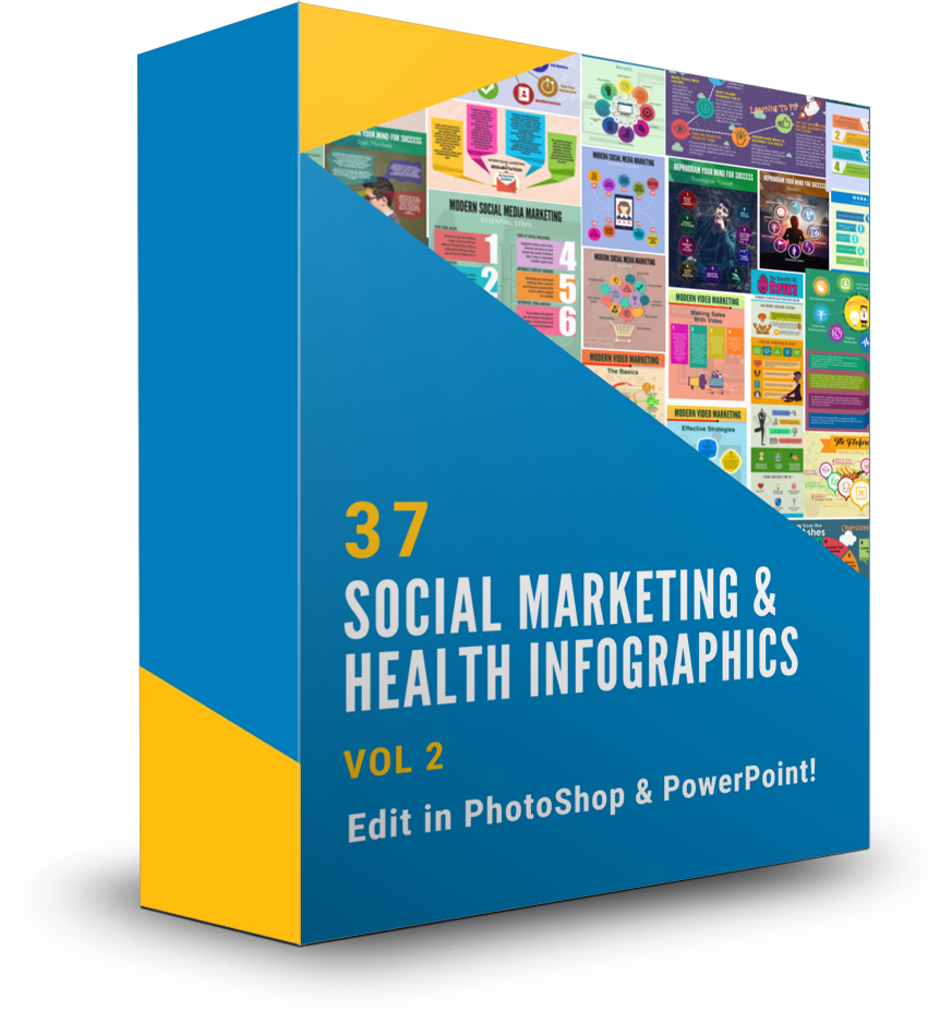 37 Social Marketing & Health Infographics Vol 2 - Shop People Of The Mind