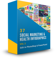 37 Social Marketing & Health Infographics Vol 2 - Shop People Of The Mind