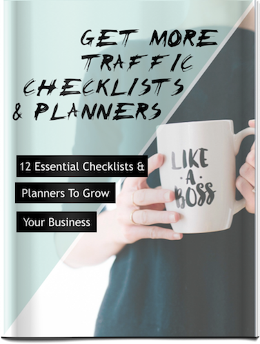 Get More Traffic - Checklists and Planners - Shop People Of The Mind